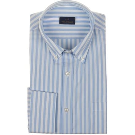 Paul & Shark Overhemd Cotton Poplin Stripe Shirt Licht Blauw / male