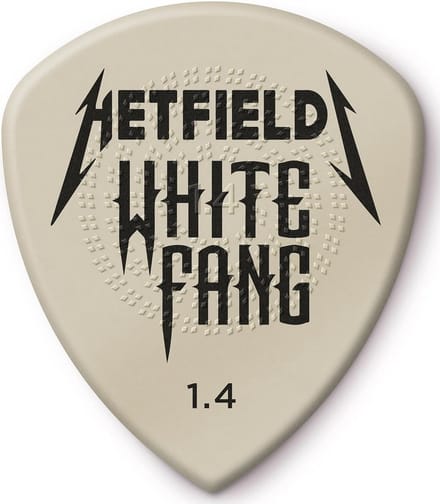 Jim Dunlop PH122P140 Hetfield White Fang plectrum 1.40 mm - 6-pack