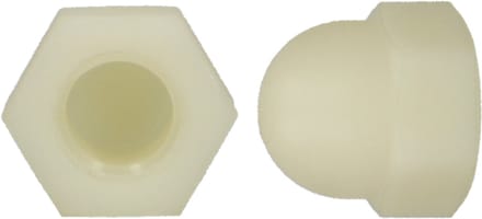 (24 STUKS) M5 DOPMOER NYLON (POLYAMIDE) DIN 1587