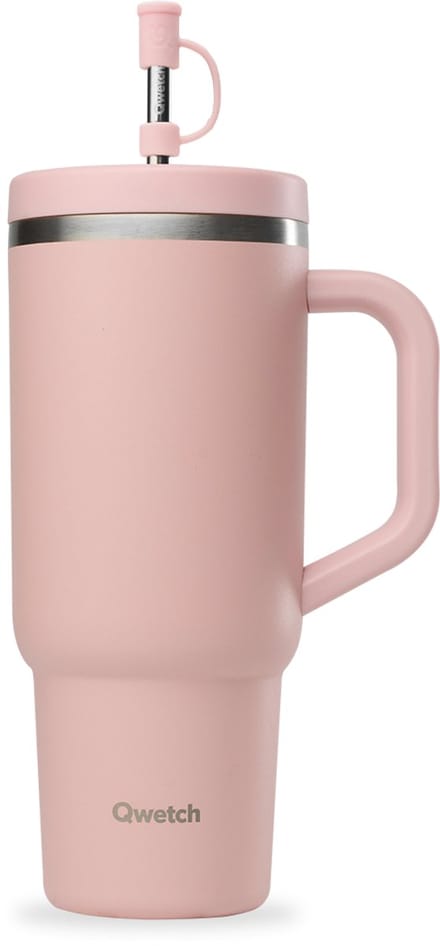 Qwetch Travel Cup Geïsoleerd - Pastel Roze