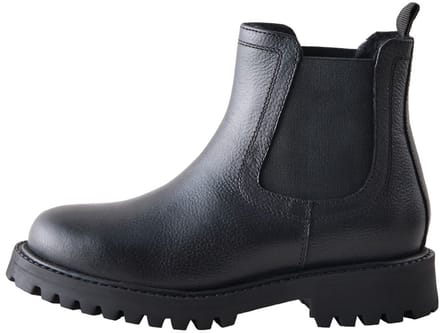 Next - Jongens - Leren Chelsea-laarzen met warme voering - Zwart