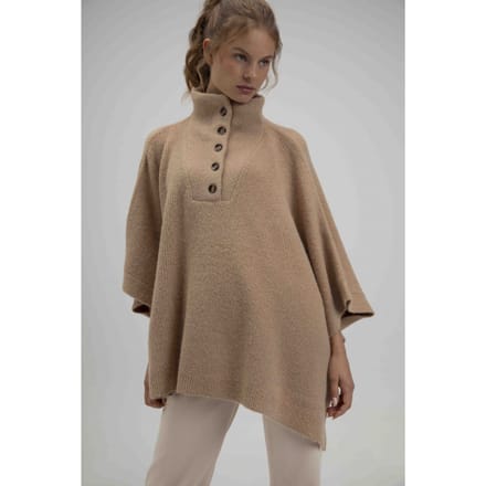 Josephine & Co Samira Poncho Sand Größe: XS | Ponchos Outlet | Damen | Braun