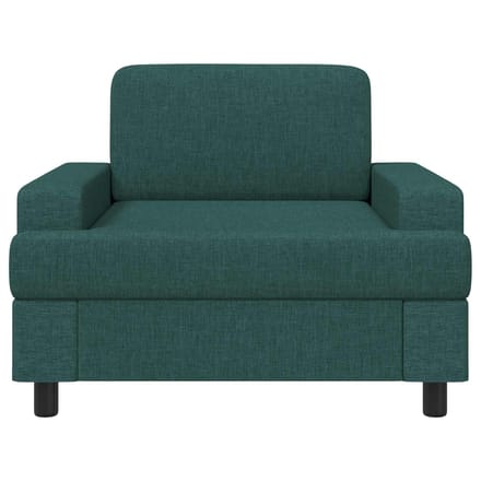 vidaXL - Fauteuil - Donkergroen - Stof