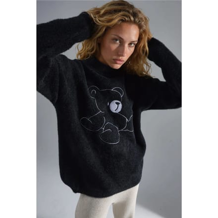 Oversized Teddybeer Pluche Trui