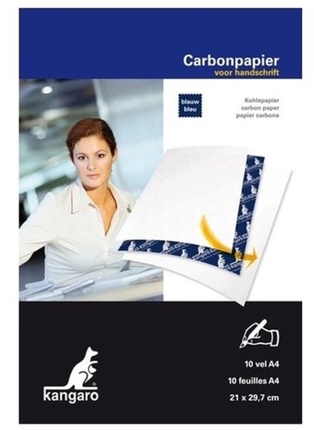 60x Carbonpapier/transferpapier/overtrekpapier blauw A4 - Blauwe overtrekvellen - Hobbymateriaal