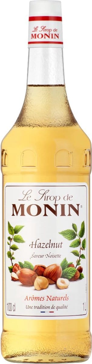 Monin Siroop Hazelnoot - Koffiesiroop - 1 Liter