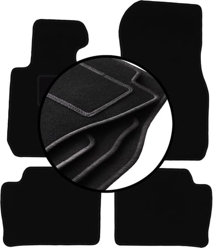 Complete set veloursmatten voor: BMW 3 F30 sedan (2011-2018)