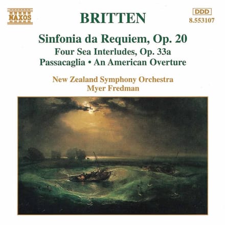 New Zealand Symphony Orchestra - Britten: Sinfonia Da Requiem (CD)