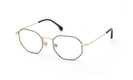 Lozza VL2442 Oro rose' luc.c/parti nero luc 52/21/145 MAN Brilmonturen
