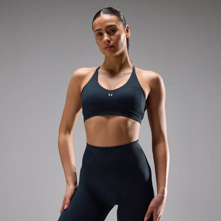 MP Women's Tempo Ultra Seamless Sport-bh - Diep Middernacht - S