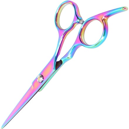 Professionele Haarschaar Barbier Haarknippende Schaar Roestvrij Staal KappersschaarRecht blue
