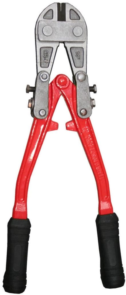 Benson Betonschaar - Heavy Duty - Korte Neus - 36 cm - Rood