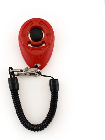 Training clicker voor de hond - Rood