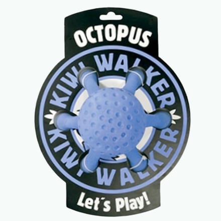 Kiwi Walker - Let's Play - Hondenspeelgoed - Octopus - Blauw - 17cm