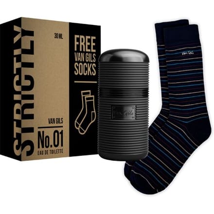 Van Gils Strictly No.01 eau de toilette 30 ml + Van Gils sokken geschenkset