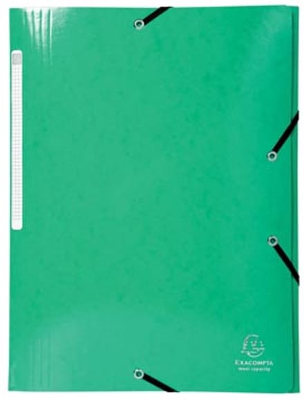 Exacompta IDERAMA® Elastomap 3 kleppen Maxi Capacity 425gm2 A4 - Anijsgroen - 55823E