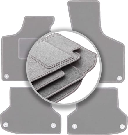 Grijze automatten voor: Audi A3 8P hatchback, sportback, cabrio (2003-2011)