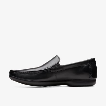 Finer Zon Zwarte Leren Schoenen