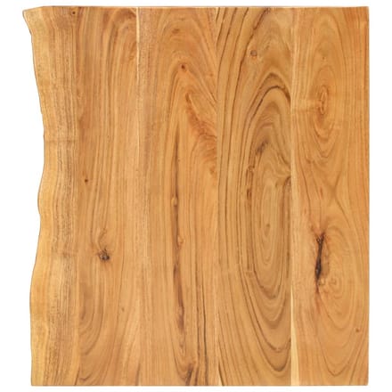 vidaXL - Wastafelblad - 80x52x3,8 - cm - massief - acaciahout