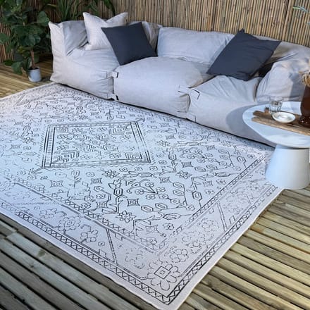 Buitenkleed Nova zwart/wit - Interieur05 - 200 x 290 cm - (L)