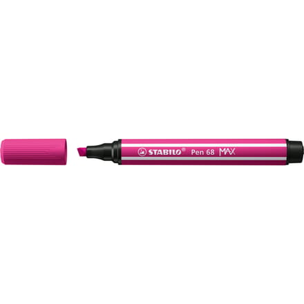 STABILO Pen 68 MAX - Viltstift Met Dikke Beitelpunt - Roze