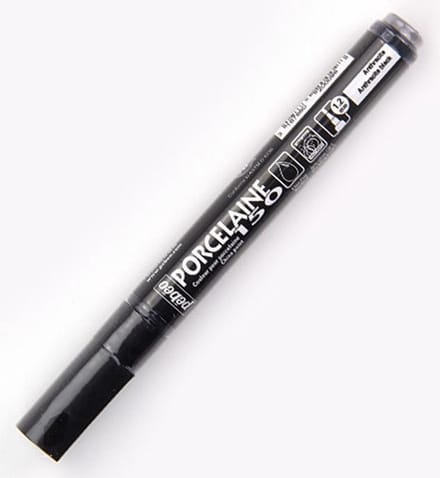 Pébéo Porcelaine 150 Marker – Anthracite