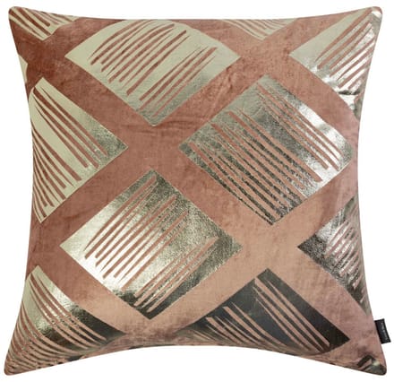 Kira Kussen perzik roze 45x45cm