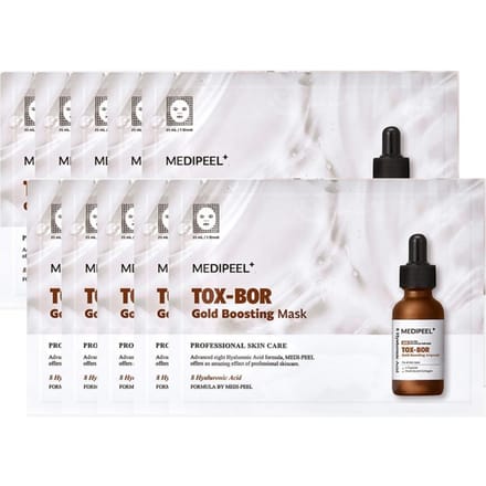 MEDIPEEL Tox Bor Goud Boostend Mask Verstevigend Elasticiteit Sheet Mask 25ml x 10 stuks