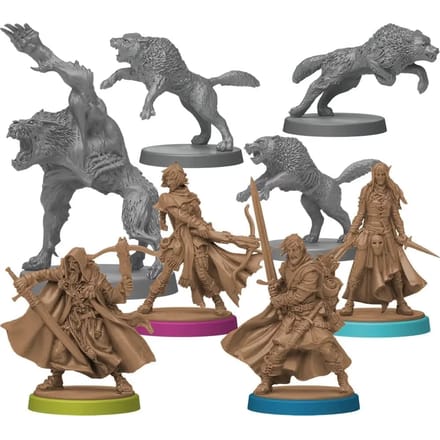Set met 26 figuren Edge Zombicide Black Plague : Wulfsburg