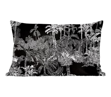 Sierkussens - Kussentjes Woonkamer - 60x40 cm - Palm - Jungle - Tropical