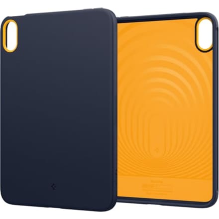 Spigen iPad mini 7 (A17 Pro, 2024, 7e Génération) / iPad mini 6 (2021, 6ème Génération) Étui, Compatible Apple Pencil, Housse de Tablette Fine Résistante aux Chocs - orange
