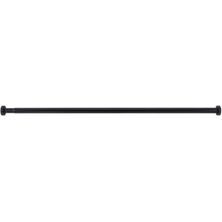 WENKO Telescopische douchestang Luz (Zwart, 110 - 185 cm)