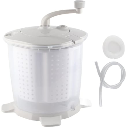 Mini draagbare handmatige wasmachine, ondergoedwasmachine voor thuis, slaapzaal, grijs gray