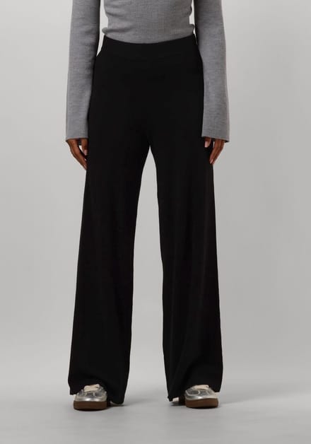 My Essential Wardrobe Emmamw Knit Pant Broeken Dames - Zwart - Maat S