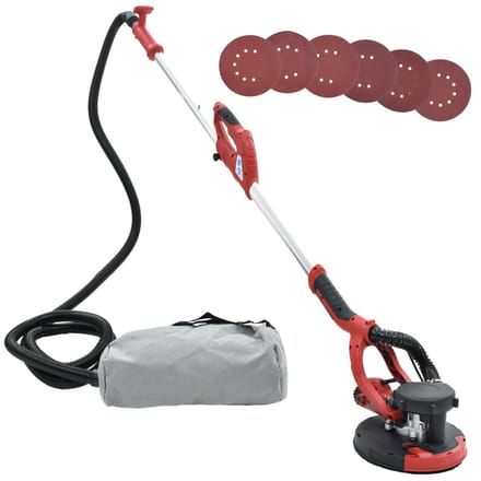 vidaXL - Wand- - en - plafondschuurmachine - met - afzuigfunctie - 750 - W