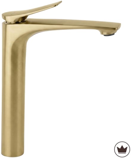 Rea Vision - Wastafelkraan - Geborsteld Goud - Premium High - 15X5X26,5Cm