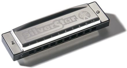 Hohner Silverstar Mondharmonica C - Prijs/kwaliteit - Beste starter mondharmonica - Ook geschikt voor kids - met begeleiding