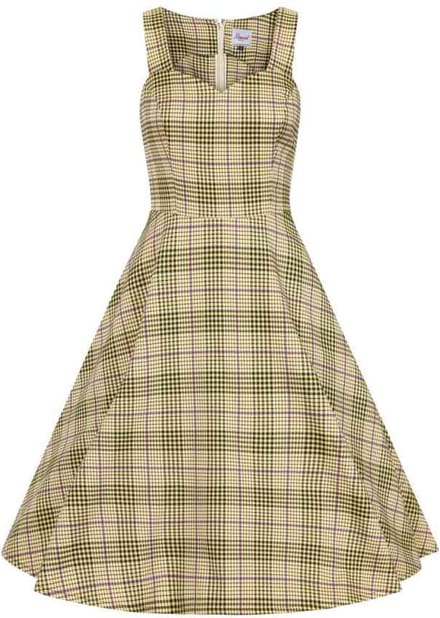 Dancing Days - PICNIC Flare jurk - 2XL - Oranje
