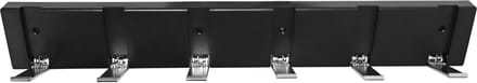 HOME It® flex kapstok met 6 haken 48,4 × 2,2 x 7,2 cm zwart