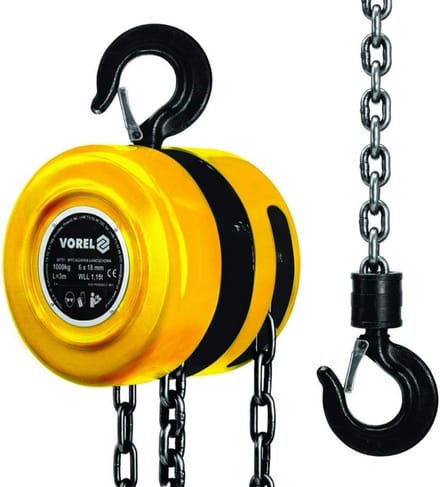 Kettingblok voor zwaar hijswerk 1000 kg