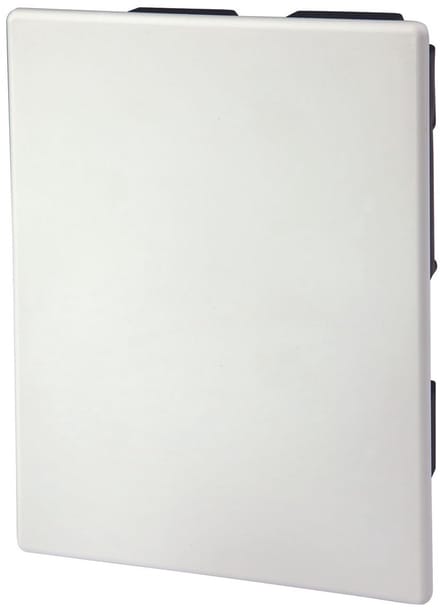 Flamco Afdekking v. regelbox m. kop binnen kunststof wit, F11834