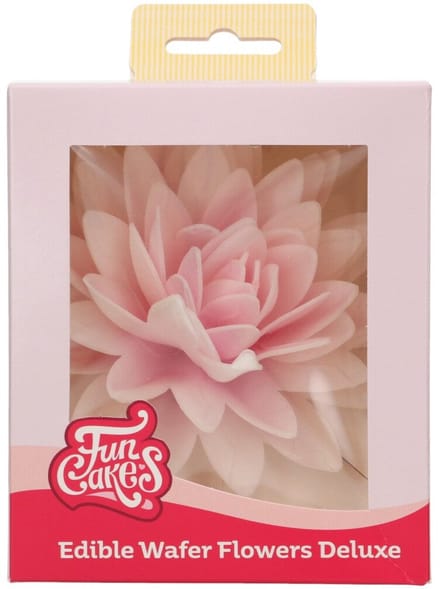 FunCakes Eetbare Bloemen Deluxe - Papieren Bloem - Pioenroos Roze Ombre Groot - pk/1