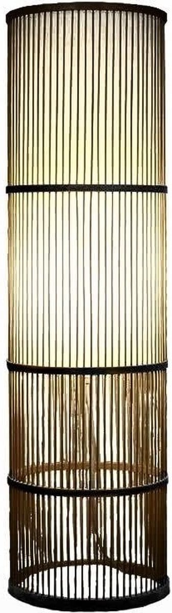 Fine Asianliving Bamboe Vloerlamp Zwart D28xH100cm Levi