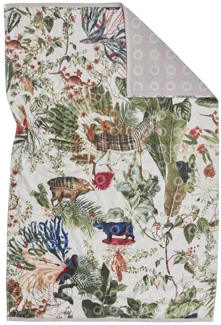 MOOOI Menagerie - Douchehanddoek - Ivoor - 100x150 / 40x49 Inch cm