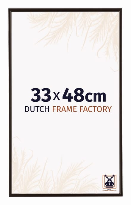 Fotolijst 33x48 cm - Kunststof - Antraciet - Easy