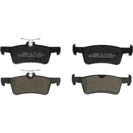 Remblokset BRECK 25968 00 704 00, achter