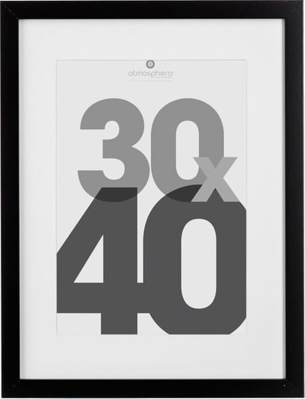 FOTOKADER 30 X 40 CM - MDF - ZWART