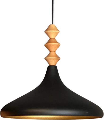 Bamyum Hanglamp E27 Metaal Zwart Moderne Lamp