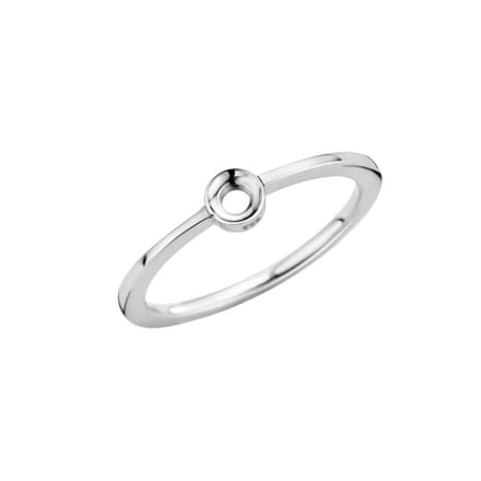 Melano Twisted Ring Petite Zilver Maat 62
