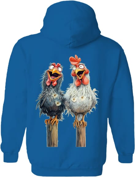 Grappige Kippen Friendly Chickens The Coloured House Hoodie S